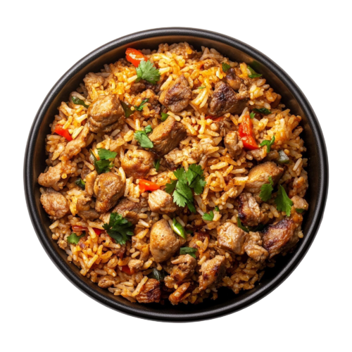 Rice & Assorted Meat