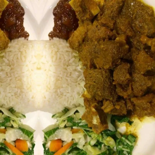 Curry Goat + White Rice