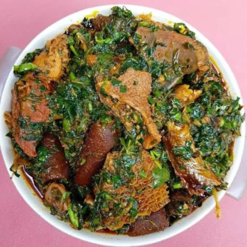 Edikang Ikong Soup (Assorted Meat)