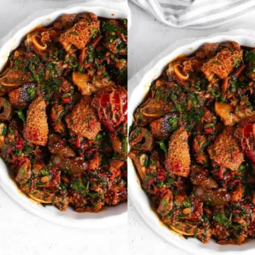 Efo Riro (Assorted Meat)