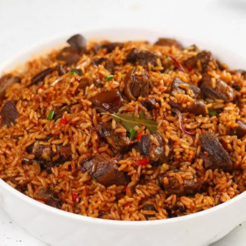 Jollof Rice & Beef