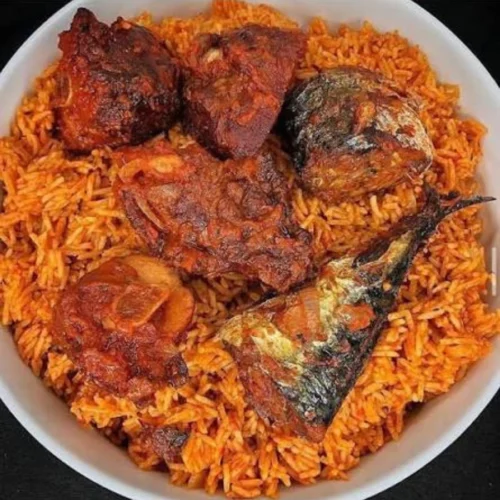 Jollof Rice & Fish