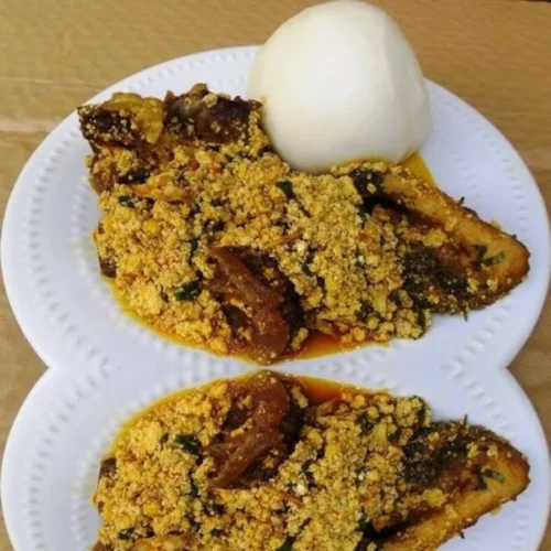 Pounded Yam & Egusi
