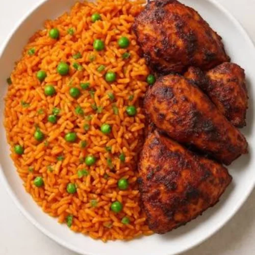 Jollof Rice & Grilled Chicken