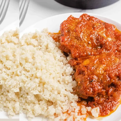 White Rice & Chicken Stew